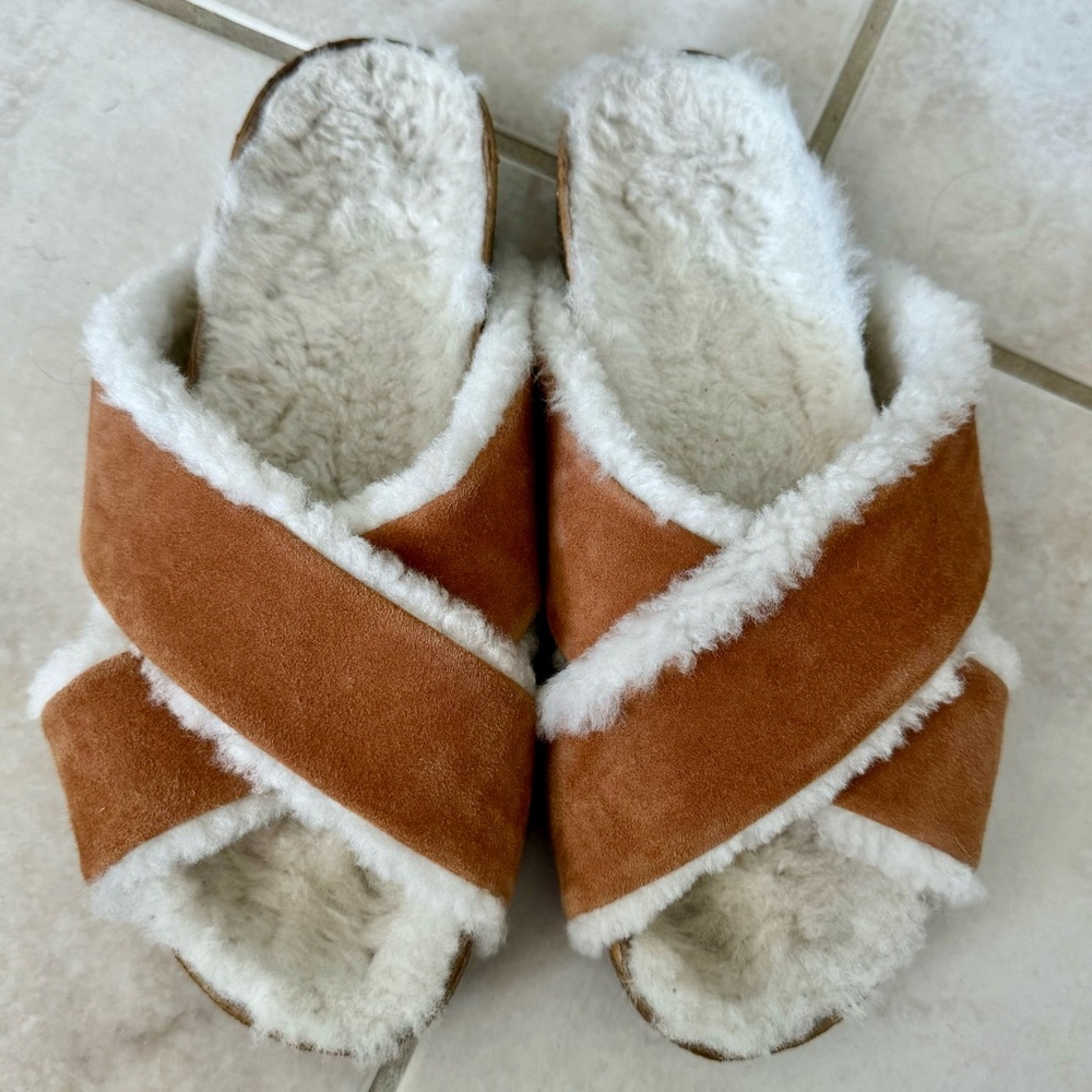 Jenni Kayne Shearling-lined Sandal